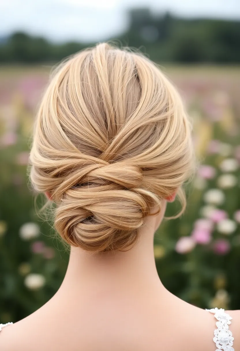 Low Twisted Updo