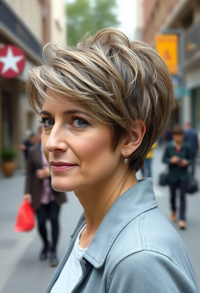 Textured Pixie Cut